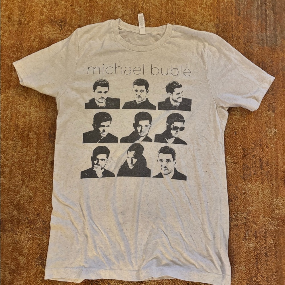 Gray Michael Bublé Graphic Tour T-shirt